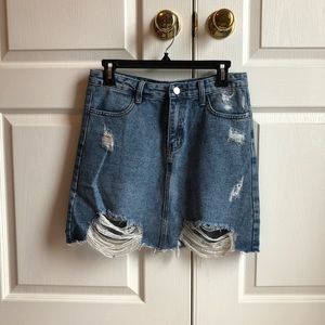 Denim skirt